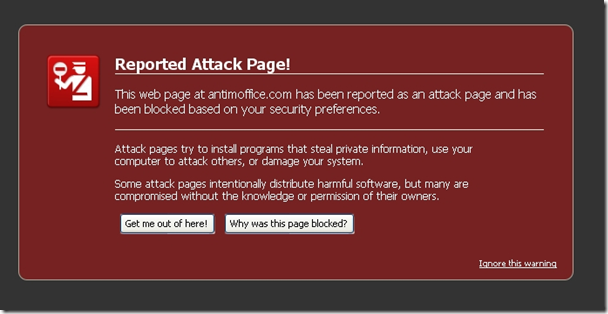 attack page